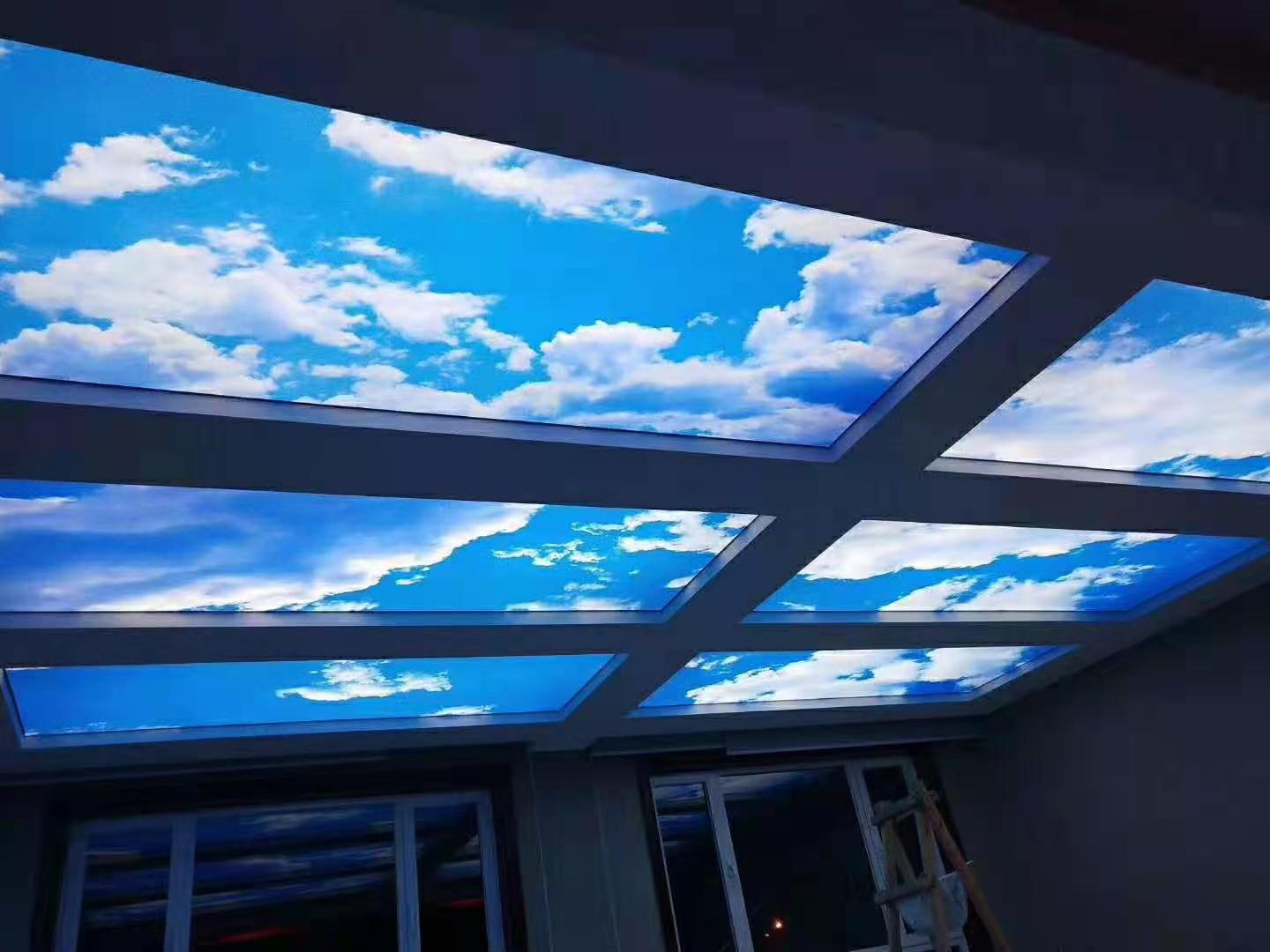 软膜灯箱－蓝天白云效果